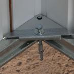 Yardmaster 65 AEYZ Domek narzędziowy z blachy Anthracite (2,7m2)