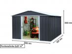 Domek narzędziowy Yardmaster 106AEYZ - wymiary