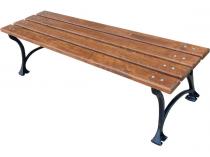 Ławka bez oparcia Miejska - taboret ogrodowy 150cm