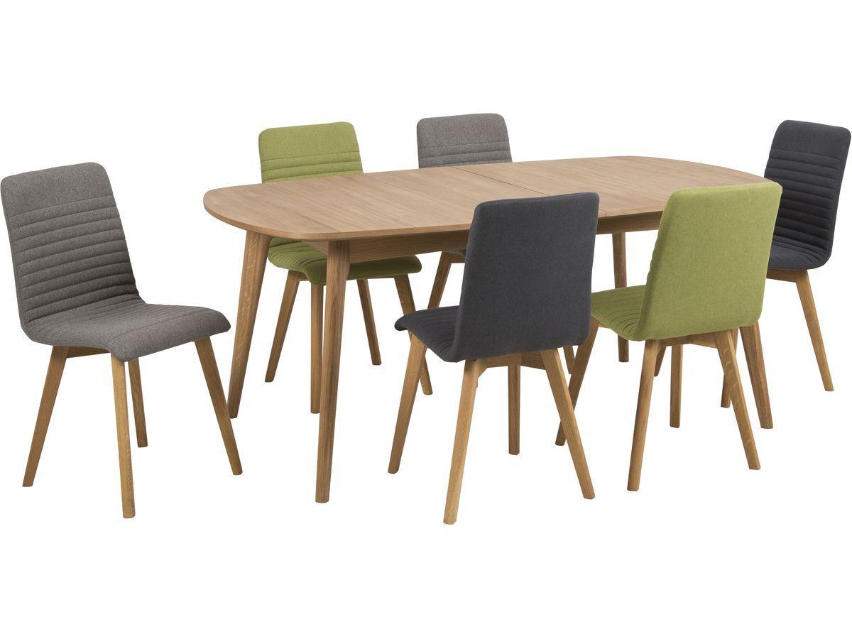 krzesła arosa actona przy drewnianym stołe