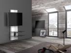Wieszak panel na telewizor Meliconi Ghost Design 3000 White - aranżacja