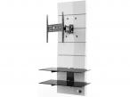 Wieszak panel na telewizor Meliconi Ghost Design 3000 Rotation White - konstrukcja
