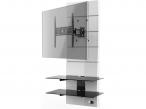 Wieszak panel na telewizor Meliconi Ghost Design 3000 Rotation White - wizualizacja telewizora