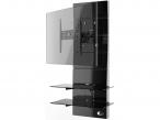Wieszak panel na telewizor Meliconi Ghost Design 3000 Rotation Black - wizualizacja telewizora