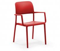 Nardi Riva krzesło balkonowe plastikowe Rosso