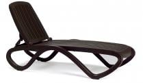 Nardi Tropico leżak z kółkami Caffe