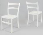 Krzesło retro białe plastikowe KR032