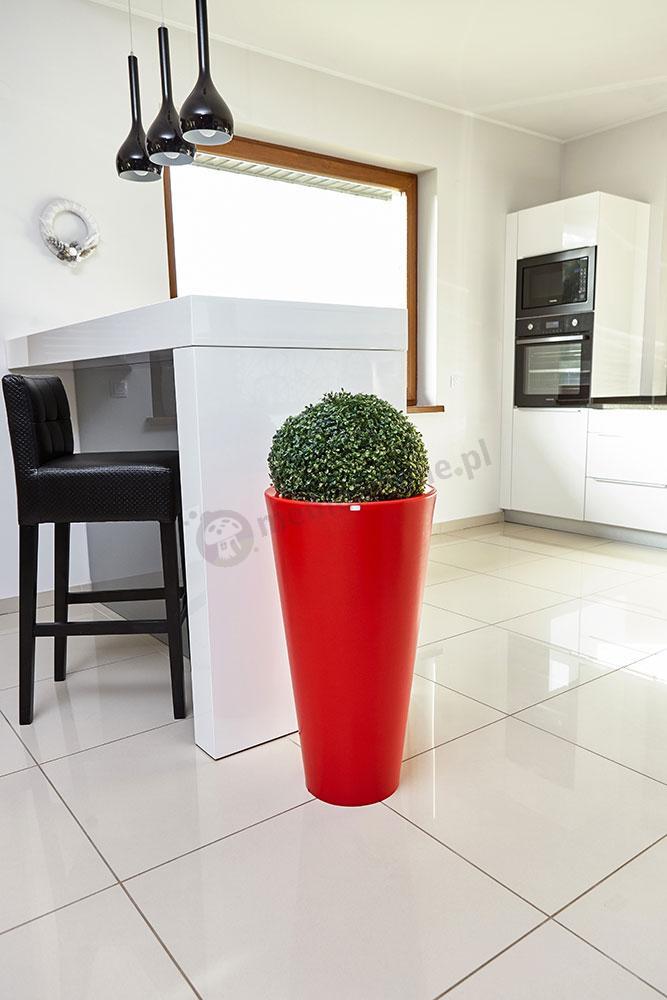 Donica Della czerwona