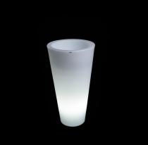 Podświetlana donica LED Della - 75cm - światło zimne