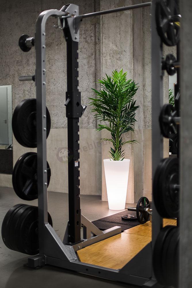 Donica Della podświetlana biała