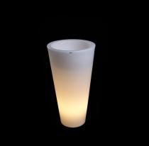 Donica podświetlana LED Della - 75cm - światło ciepłe