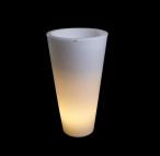 Ładna donica Della podświetlana - 90cm - światło ciepłe