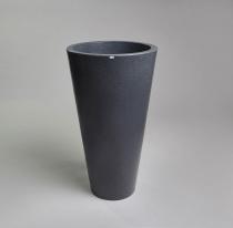 Donica łatwa w czyszczeniu Della - 90cm - ciemny marmurek