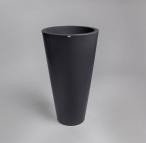 Ciemna donica Della - 90cm - stylowy antracyt