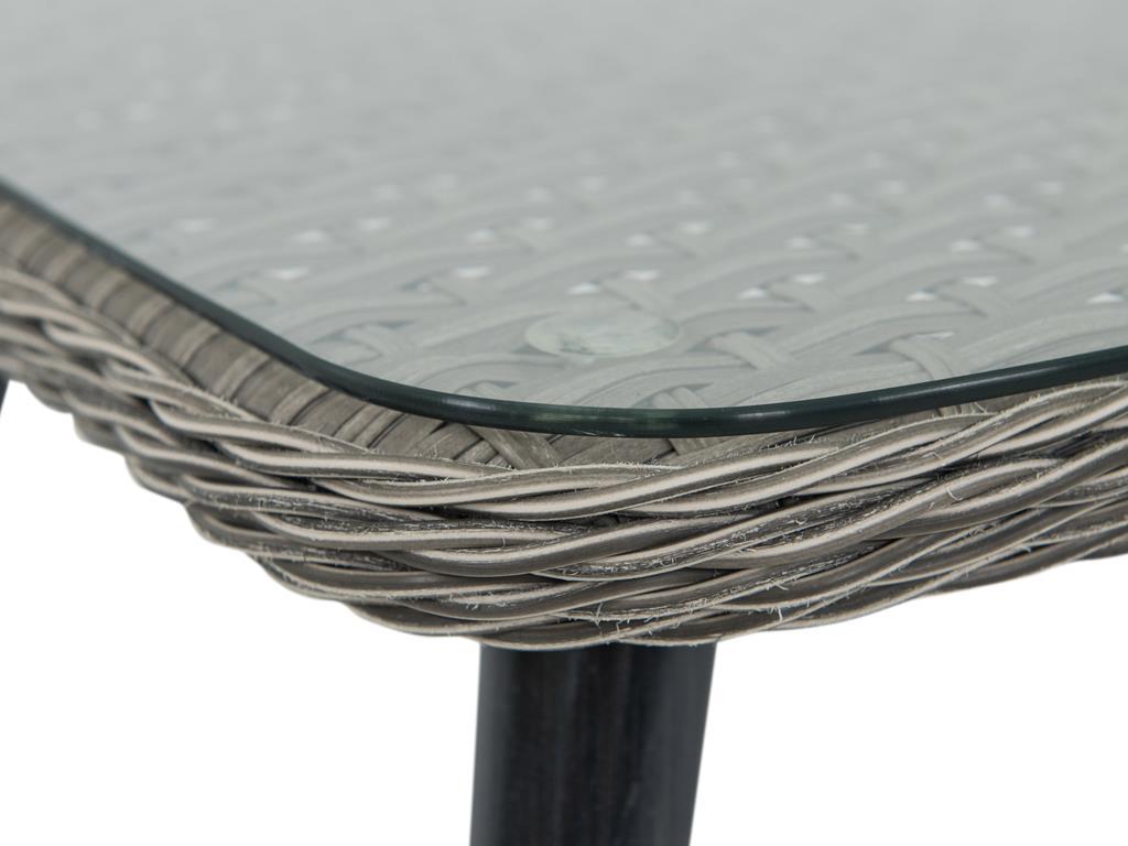 Blat stolika technorattan Asturito Melange Grigio