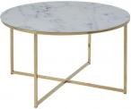 stolik Alisma Actona z marmurowym blatem 80cm