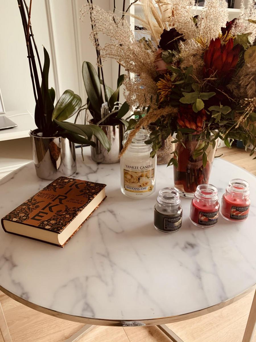 blat stolika kawowego alisma z imitacja marmuru