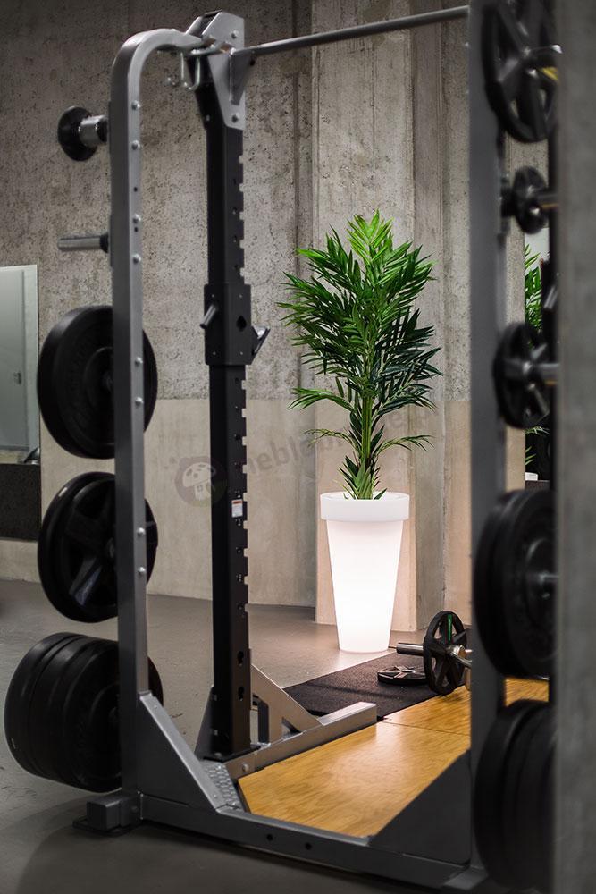 Donica Pons biała podświetlana