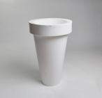 Mrozoodporna donica Pons - 90cm - krystaliczna biel
