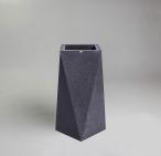 Donica ogrodowa designerska Nevis - 75cm - ciemny marmurek