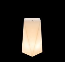 Designerska donica balkonowa Nevis - 75cm - światło ciepłe