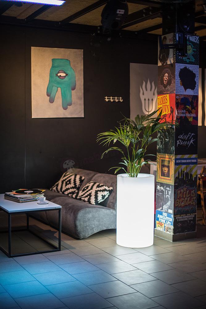 Donica Tilla podświetlana biała