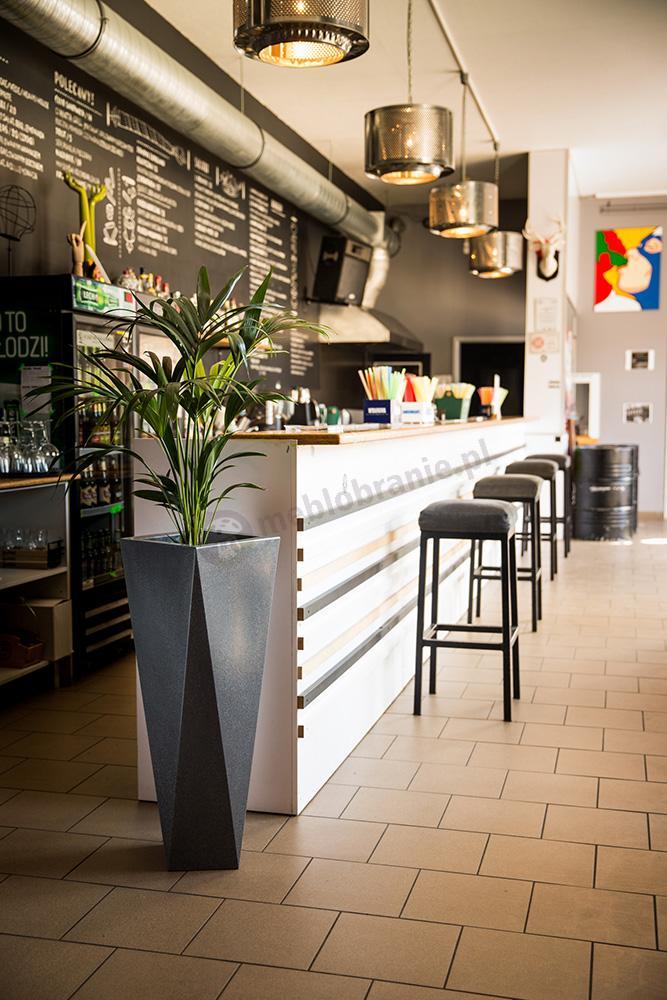 Donica Rossa stylowy ciemny marmurek