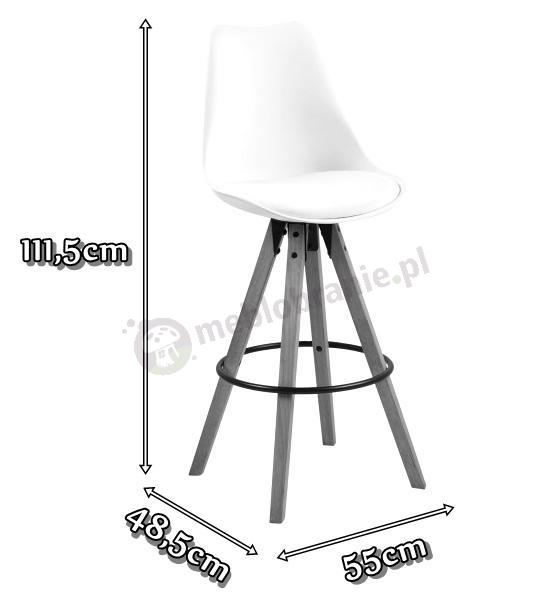 Actona Dima hoker design skandynawski - wymiary