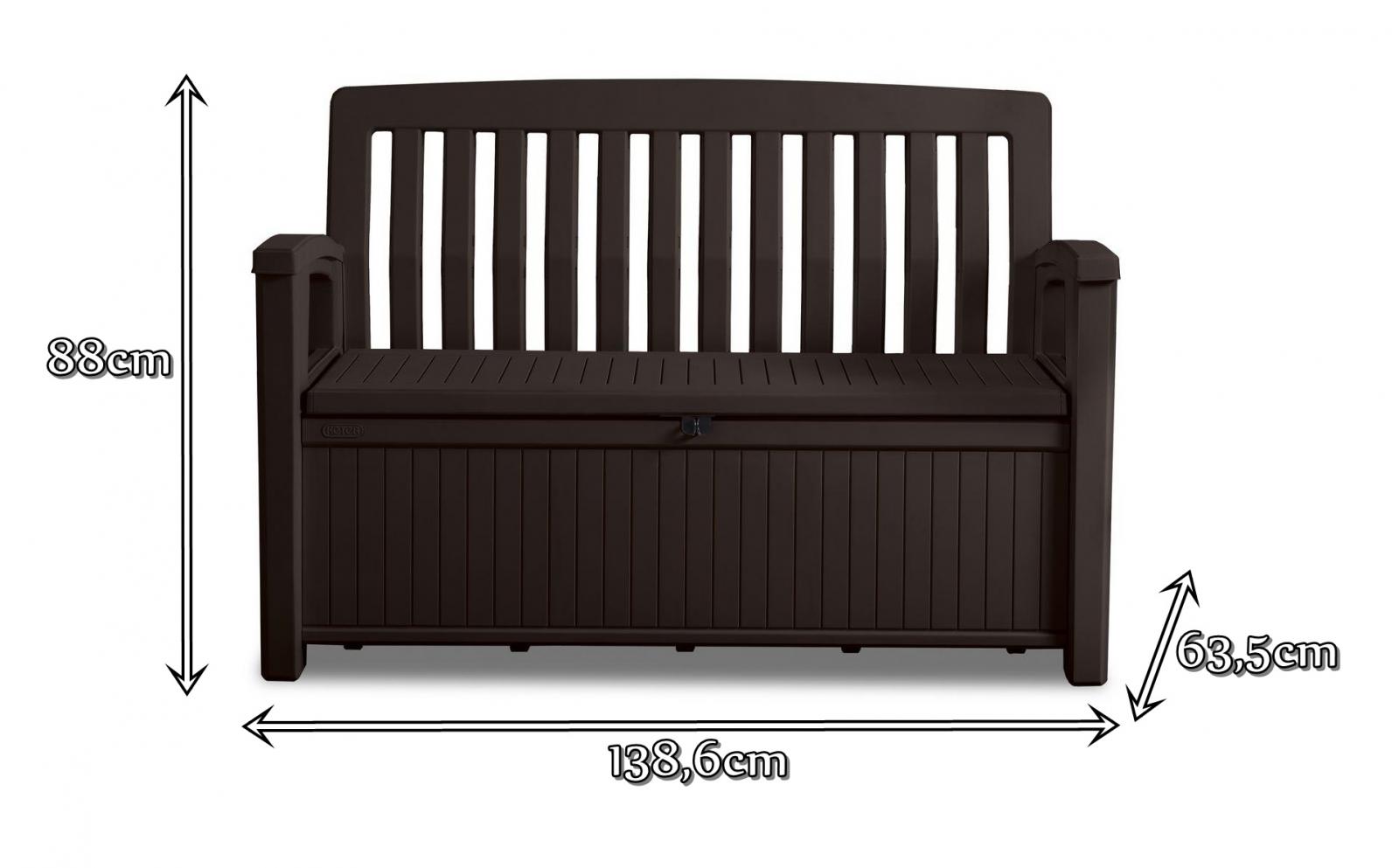 Ławka ze schowkiem Keter Patio Storage Bench White Meblobranie.pl