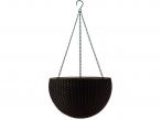 Keter Hanging Sphere Planter doniczka okrągła wisząca brąz