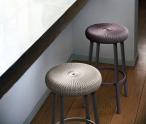 Hoker Knit Keter Cozy Bar Stool piaskowy  pleciony
