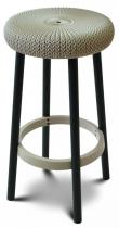 Hoker Barowy Knit Keter Cozy Bar Stool piaskowy