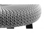 Hoker Knit Keter Cozy Bar Stool piaskowy  pleciony