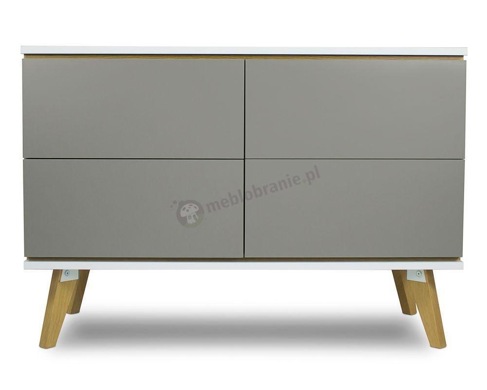 Skandica Jorgen 4 komoda szara