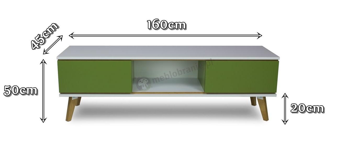 Komoda Skandica Jorgen RTV wymiary