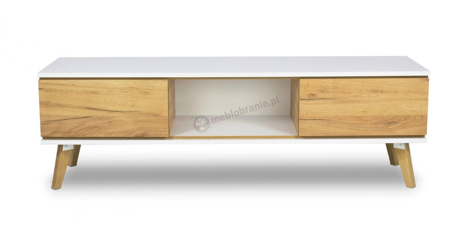 Skandica Jorgen komoda RTV złoty dąb