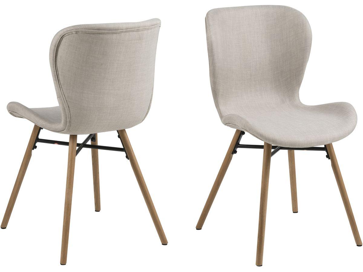 Actona Batilda krzesło mrówka piaskowe nowoczesny do jadalni