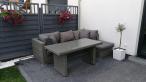 Meble z technorattanu do ogrodu NILAMITO IX PLUS Grey & Grey