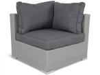 Modułowe meble obiadowe z wysokim stołem do ogrodu Nilamito IX PLUS Grey & Grey