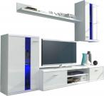 Meblościanka biała połysk do salonu Life 210x175