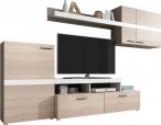 Zestaw mebli do salonu Max Meblościanka Dąb Sonoma 260x172