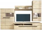 Meblościanka salon RTV Vega Dąb Sonoma 270x191