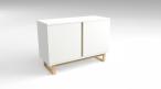 Verysim Deskom 2 minimalistyczna biała szafka