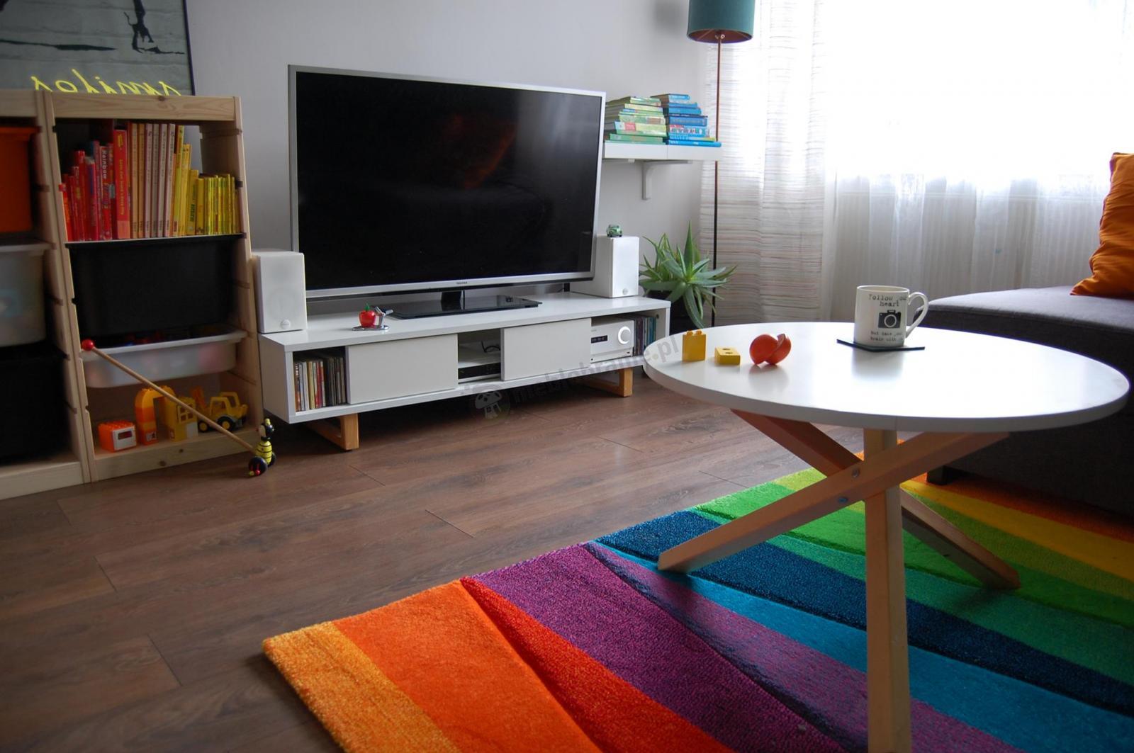 Womeb szafka RTV aranżacja wnętrza