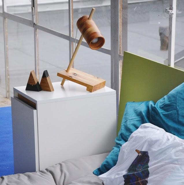 Biały kontenerek w stylu skandynawskim