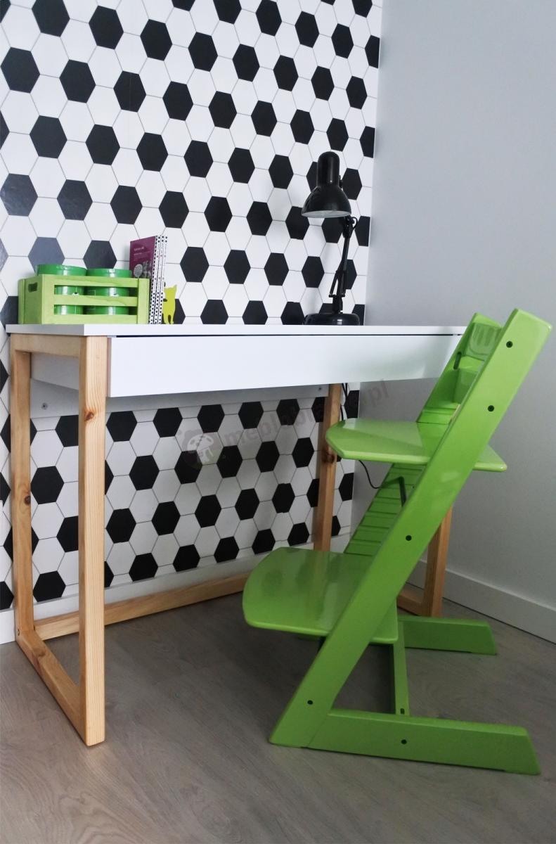 Biurko w stylu skandynawskim - aranżacja wnętrza