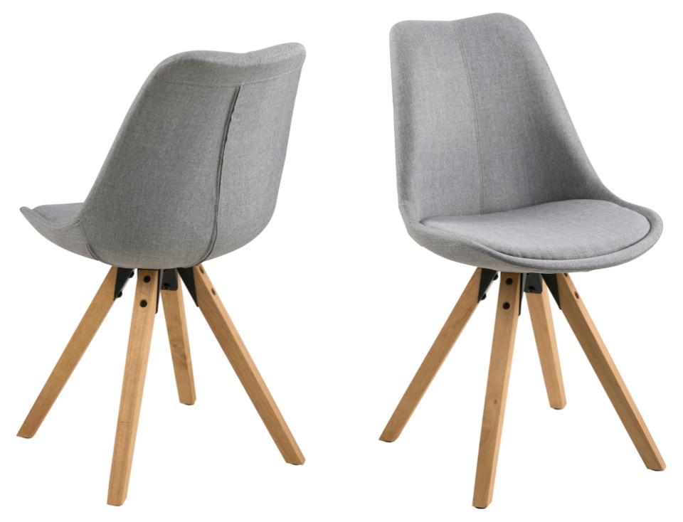 skandynawskie krzesła Dima na drewnianych nogach