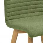 Actona Arosa krzesło do jadalni design skandynawski zielone