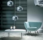Lampa wisząca nowoczesna chrom Cystal Pedant P0076-01A F4FZ - aranżacja