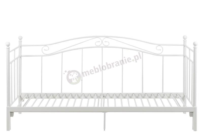 Ozdobne łóżko metalowe Bavo